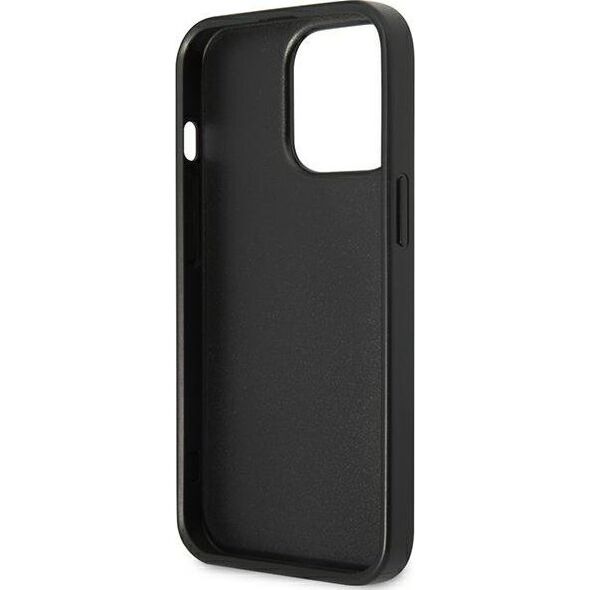 Guess Guess GUHCP13LP4TPK iPhone 13 Pro / 13 6,1" czarny/black hardcase 4G Triangle Logo Cardslot NoSize
