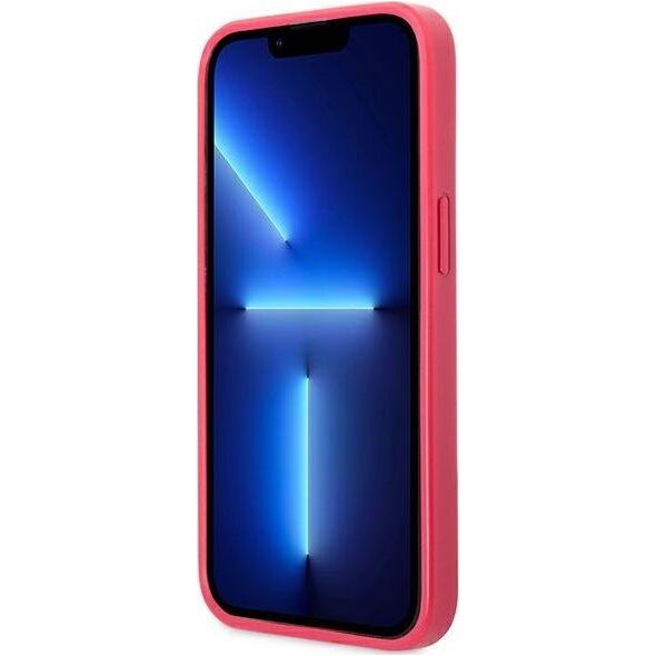 Guess Guess GUHCP13LPS4MF iPhone 13 Pro / 13 6,1" różowy/pink hardcase Saffiano 4G Small Metal Logo NoSize