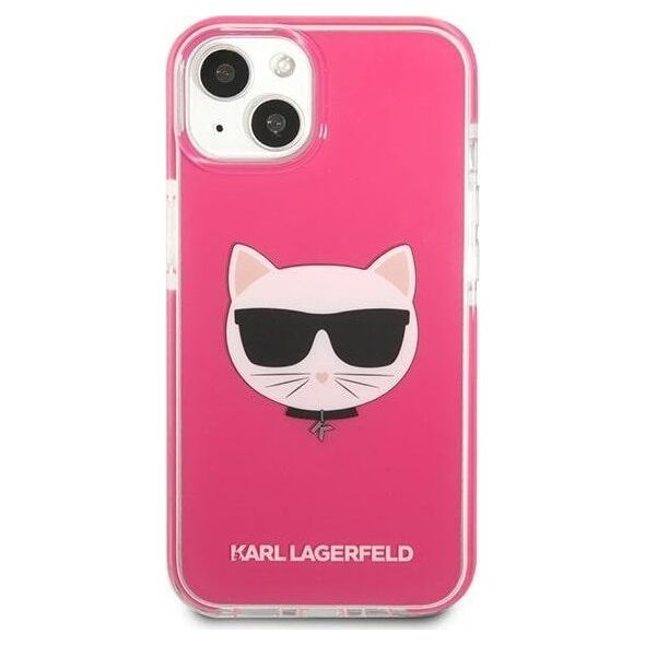 Karl Lagerfeld Karl Lagerfeld KLHCP13MTPECPI iPhone 13 6,1" hardcase fuksja/fuschia Choupette Head NoSize