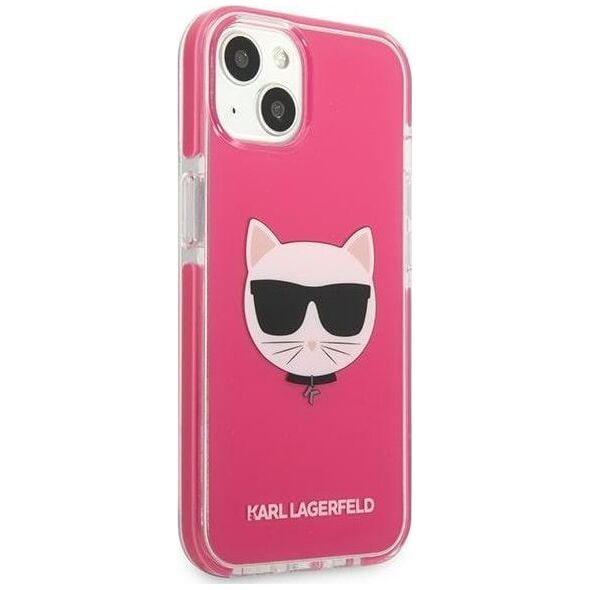 Karl Lagerfeld Karl Lagerfeld KLHCP13MTPECPI iPhone 13 6,1" hardcase fuksja/fuschia Choupette Head NoSize