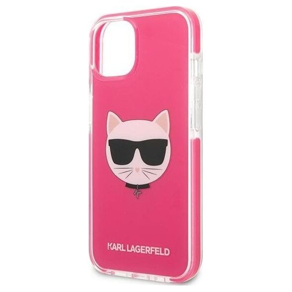 Karl Lagerfeld Karl Lagerfeld KLHCP13MTPECPI iPhone 13 6,1" hardcase fuksja/fuschia Choupette Head NoSize