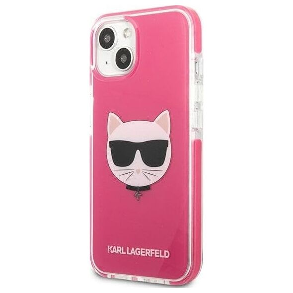Karl Lagerfeld Karl Lagerfeld KLHCP13STPECPI iPhone 13 mini 5,4" hardcase fuksja/fuschia Choupette Head NoSize