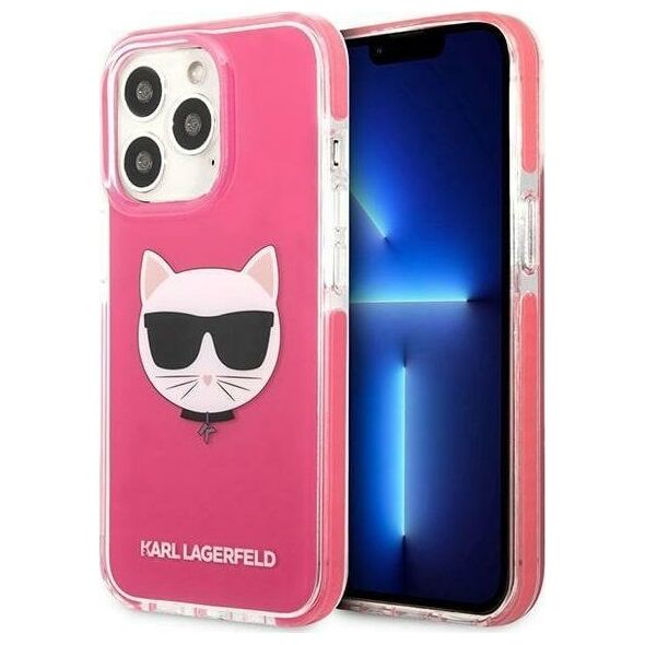 Karl Lagerfeld Karl Lagerfeld KLHCP13XTPECPI iPhone 13 Pro Max 6,7" hardcase fuksja/fuschia Choupette Head NoSize