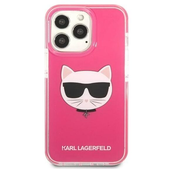 Karl Lagerfeld Karl Lagerfeld KLHCP13XTPECPI iPhone 13 Pro Max 6,7" hardcase fuksja/fuschia Choupette Head NoSize