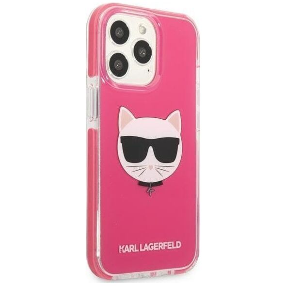 Karl Lagerfeld Karl Lagerfeld KLHCP13XTPECPI iPhone 13 Pro Max 6,7" hardcase fuksja/fuschia Choupette Head NoSize