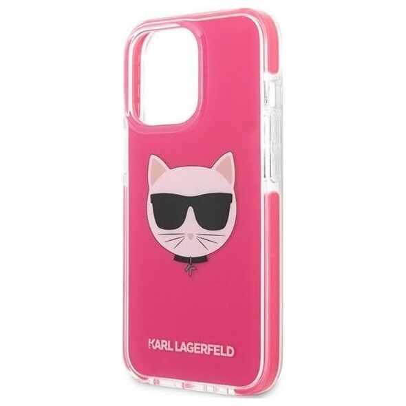 Karl Lagerfeld Karl Lagerfeld KLHCP13XTPECPI iPhone 13 Pro Max 6,7" hardcase fuksja/fuschia Choupette Head NoSize