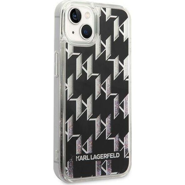 Karl Lagerfeld Karl Lagerfeld KLHCP14SLMNMK iPhone 14 6,1" hardcase czarny/black Liquid Glitter Monogram