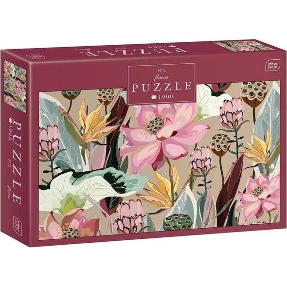 Interdruk Puzzle 1000el Flowers 2 INTERDRUK
