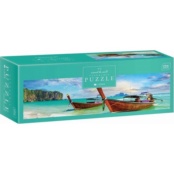 Interdruk Puzzle panoramiczne 1000el Around the World 2 INTERDRUK