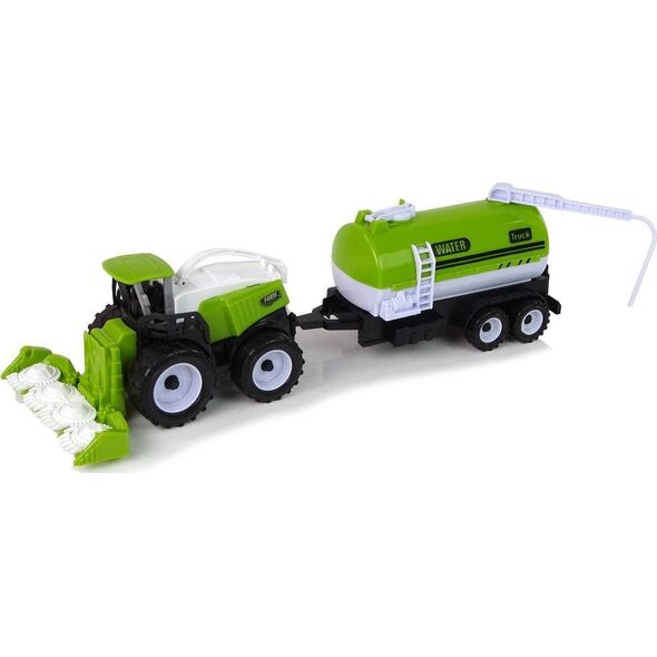 LeanToys Zestaw Pojazdów Farmerskich Traktory Cysterna Naczepa