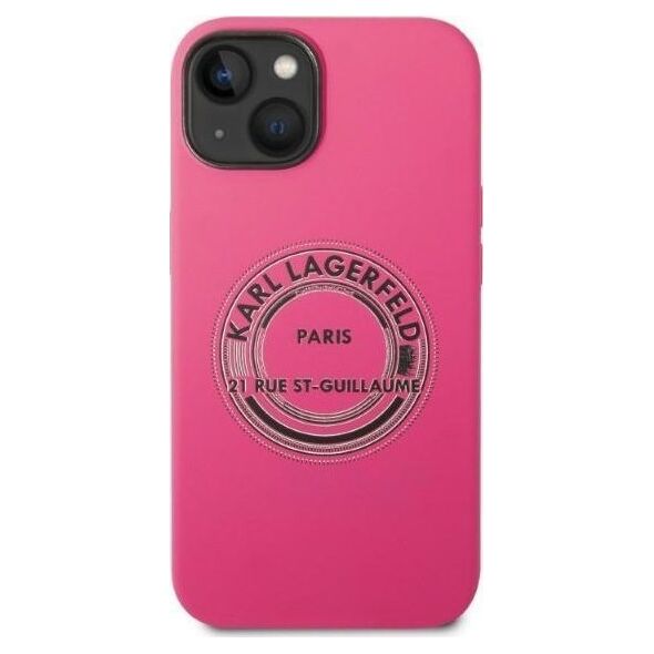 Karl Lagerfeld Karl Lagerfeld KLHCP14MSRSGRCF iPhone 14 Plus 6,7" hardcase różowy/pink Silicone RSG NoSize