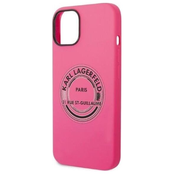 Karl Lagerfeld Karl Lagerfeld KLHCP14MSRSGRCF iPhone 14 Plus 6,7" hardcase różowy/pink Silicone RSG NoSize