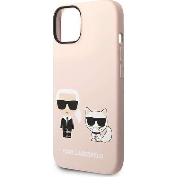 Karl Lagerfeld Karl Lagerfeld KLHMP14MSSKCI iPhone 14 Plus 6,7" hardcase jasnoróżowy/light pink Silicone Karl & Choupette Magsafe NoSize