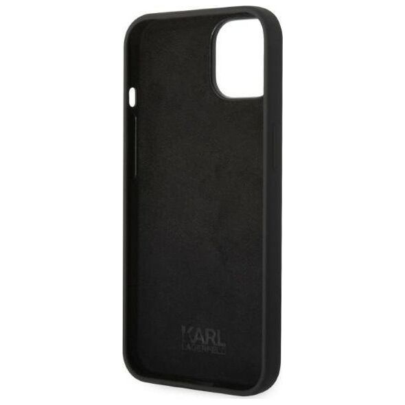 Karl Lagerfeld Karl Lagerfeld KLHCP14MSRSGRCK iPhone 14 Plus 6,7" hardcase czarny/black Silicone RSG NoSize