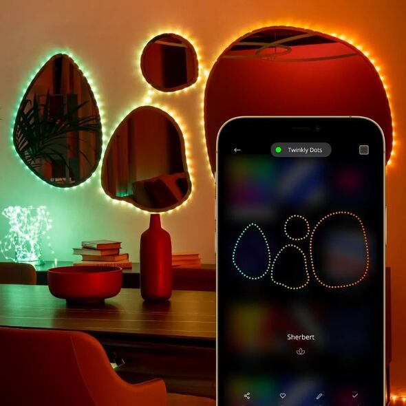 Twinkly Twinkly Dots 60 LED RGB black wire