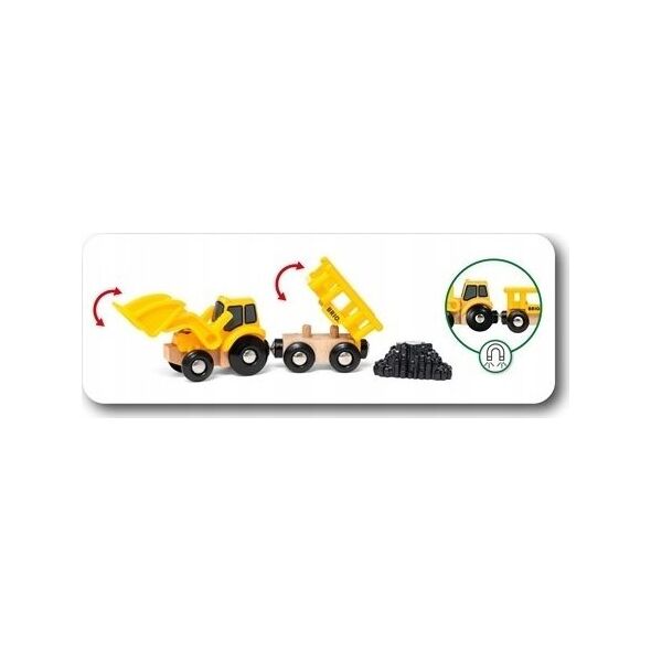Brio BRIO construction vehicles, toy vehicle
