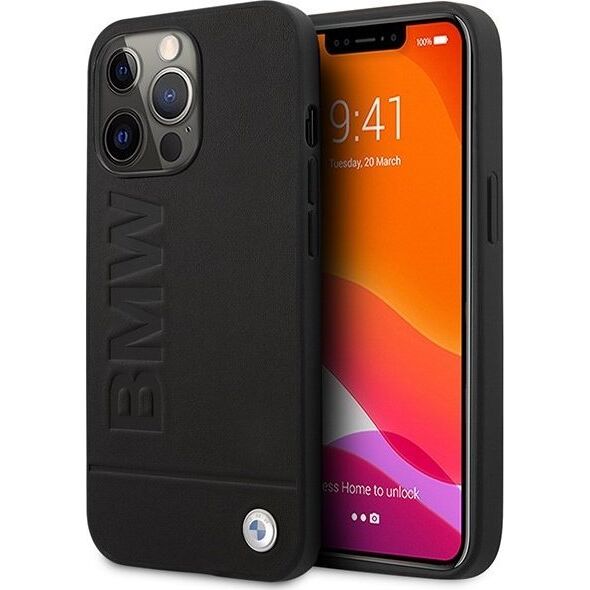 BMW Etui BMW BMHMP14XSLLBK Apple iPhone 14 Pro Max czarny/black hardcase Signature Logo Imprint Magsafe