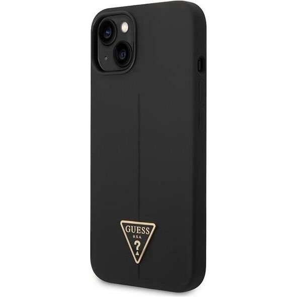 Guess Etui Guess GUHCP14MSLTGK Apple iPhone 14 Plus czarny/black hardcase Silicone Triangle
