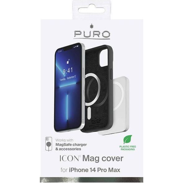 Puro Etui PURO ICON MAG MagSafe Apple iPhone 14 Pro Max (Black)