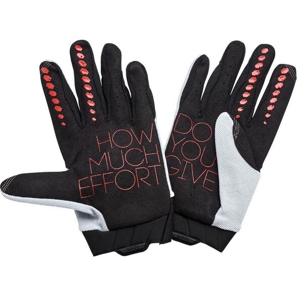 100% Rękawiczki 100% GEOMATIC Gloves Black/Charcoall - XL (długość dłoni 200-209 mm) (NEW 2022)