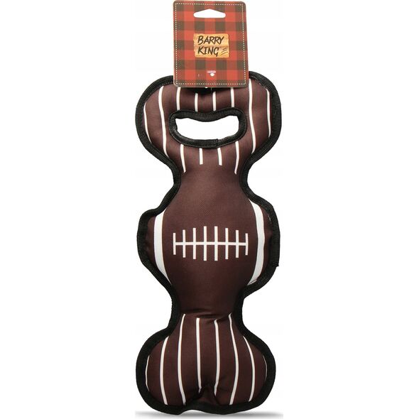Barry King Zabawka pluszowa dla psa, rugby, z dźwiękiem 33.5 x 15cm