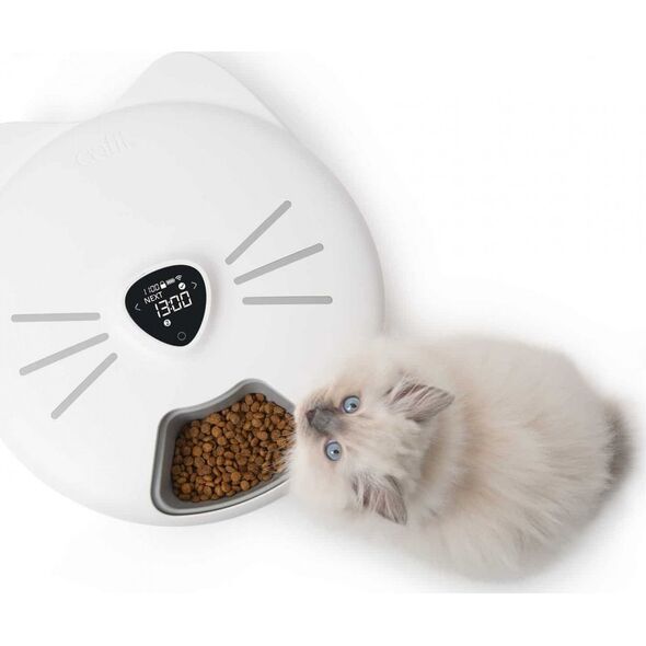 Catit Pixi Smart 6-Meal Feeder, karmidło automatyczne, dla kota, 32 × 34,5 × 9,2 cm