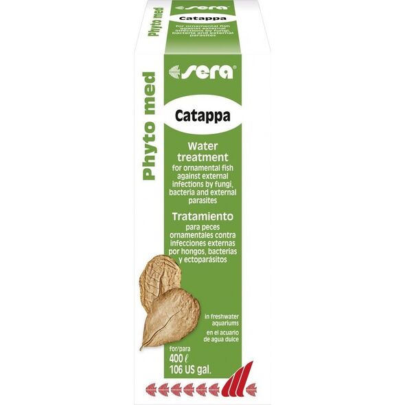 Sera Phyto med Catappa 50 ml, ziołowy uzdatniacz wody