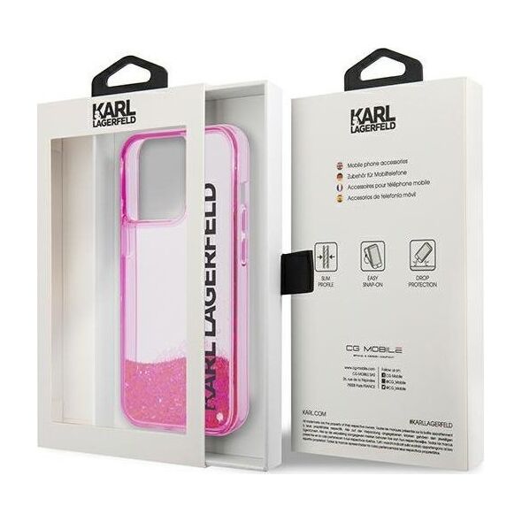 Karl Lagerfeld ETUI KARL LAGERFELD GLITTER DO IPHONE 14 PRO MAX uniwersalny