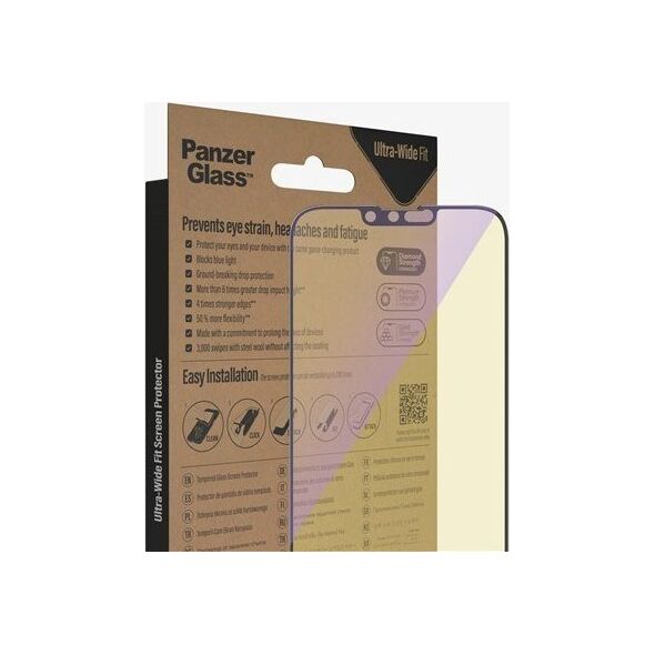 PanzerGlass PanzerGlass Ultra-Wide Fit iPhone 14 Plus / 13 Pro Max 6,7" Screen Protection Antibacterial Easy Aligner Included Anti-blue light 2793