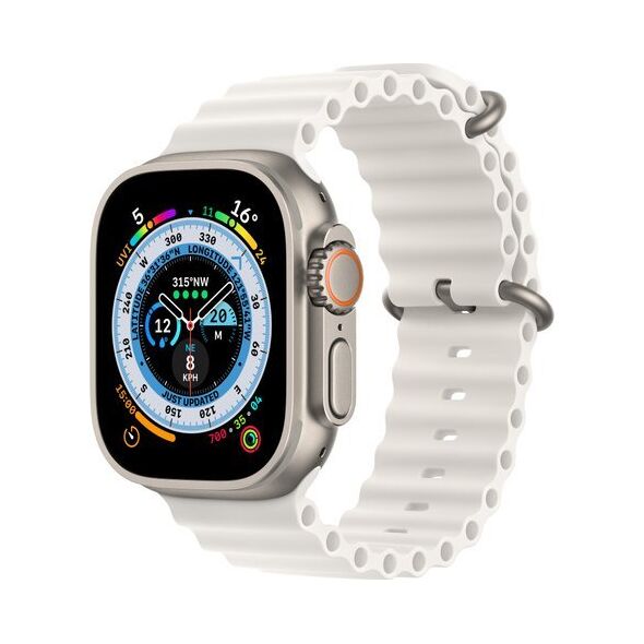 Apple Przedłużka do paska Ocean w kolorze białym do koperty 49 mm