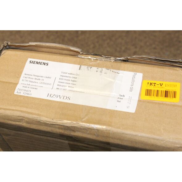 Siemens Siemens flat duct piece HZ9VDSM1, 50cm, pipe (black, straight, male)