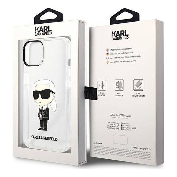 Karl Lagerfeld Karl Lagerfeld IML NFT Ikonik - Etui iPhone 14 Plus (przezroczysty)