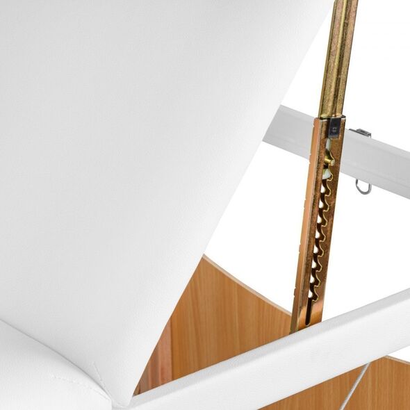 Activeshop STÓŁ SKŁADANY DO MASAŻU WOOD KOMFORT ACTIV FIZJO LUX 3 SEGMENTOWY 190X70 BIAŁY