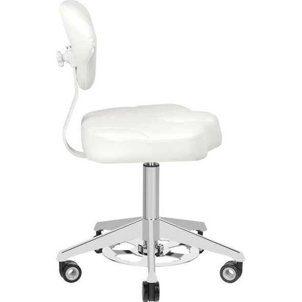 Azzurro TABORET KOSMETYCZNY AZZURRO 156-F BUMP-UP BIAŁY