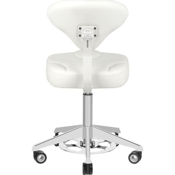 Azzurro TABORET KOSMETYCZNY AZZURRO 156-F BUMP-UP BIAŁY