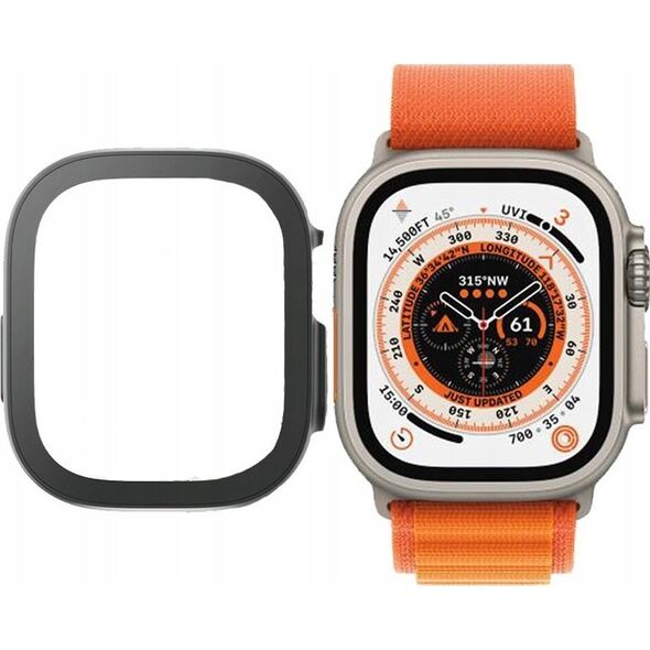 PanzerGlass PanzerGlass Full Body - szkło antybakteryjne full body do Apple Watch Ultra 49mm czarna ramka