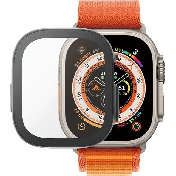 PanzerGlass PanzerGlass Full Body - szkło antybakteryjne full body do Apple Watch Ultra 49mm czarna ramka