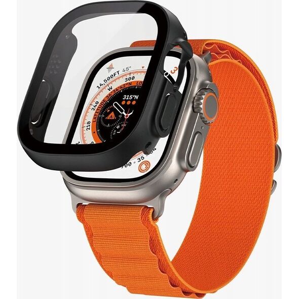 PanzerGlass PanzerGlass Full Body - szkło antybakteryjne full body do Apple Watch Ultra 49mm czarna ramka