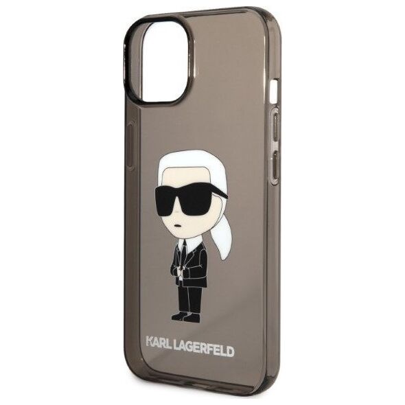 Karl Lagerfeld Etui Karl Lagerfeld KLHCP14MHNIKTCK Apple iPhone 14 Plus czarny/black hardcase Ikonik Etui Karl Lagerfeld
