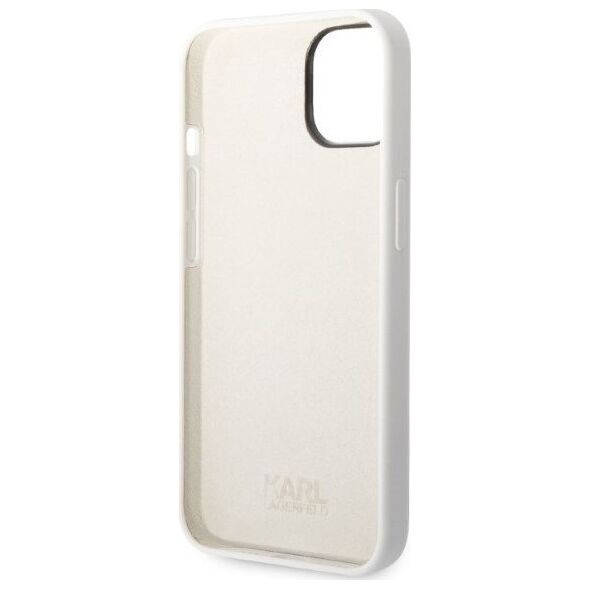 Karl Lagerfeld Etui Karl Lagerfeld KLHCP14MSNCHBCH Apple iPhone 14 Plus hardcase biały/white Silicone Choupette