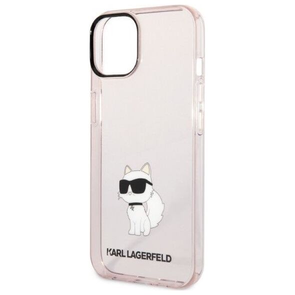 Karl Lagerfeld Etui Karl Lagerfeld KLHCP14SHNCHTCP Apple iPhone 14 różowy/pink hardcase Ikonik Choupette