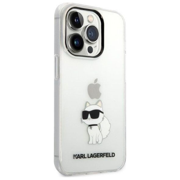 Karl Lagerfeld Etui Karl Lagerfeld KLHCP14XHNCHTCT Apple iPhone 14 Pro Max transparent hardcase IML NFT Choupette