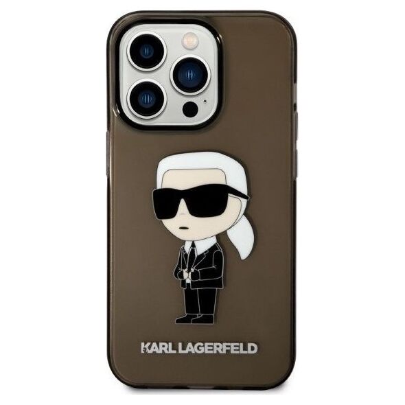 Karl Lagerfeld Etui Karl Lagerfeld KLHCP14XHNIKTCK Apple iPhone 14 Pro Max czarny/black hardcase Ikonik Etui Karl Lagerfeld