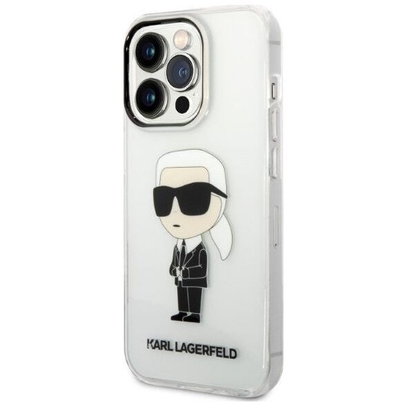 Karl Lagerfeld Etui Karl Lagerfeld KLHCP14XHNIKTCT Apple iPhone 14 Pro Max transparent hardcase Ikonik Etui Karl Lagerfeld