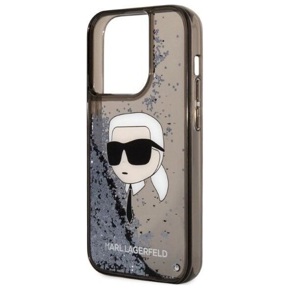 Karl Lagerfeld Etui Karl Lagerfeld KLHCP14XLNKHCK Apple iPhone 14 Pro Max czarny/black hardcase Glitter NFT Karl Head