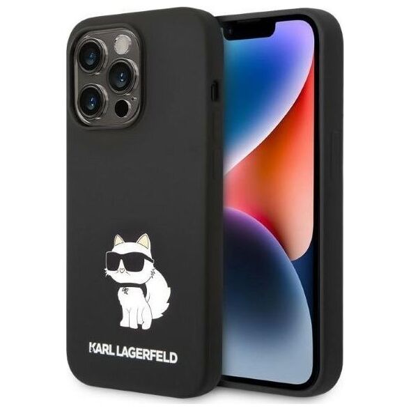 Karl Lagerfeld Etui Karl Lagerfeld KLHCP14XSNCHBCK Apple iPhone 14 Pro Max hardcase czarny/black Silicone Choupette