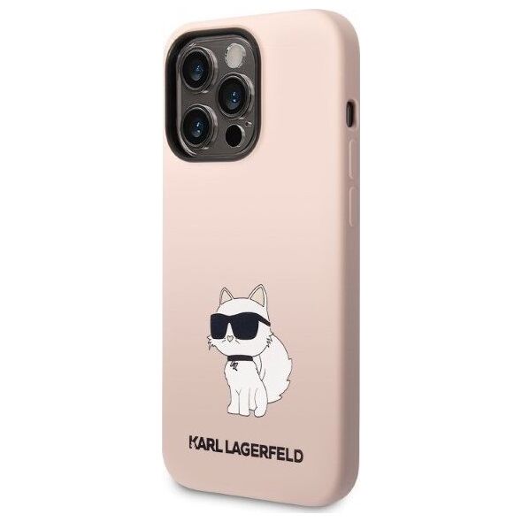 Karl Lagerfeld Etui Karl Lagerfeld KLHCP14XSNCHBCP Apple iPhone 14 Pro Max hardcase różowy/pink Silicone Choupette