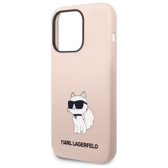 Karl Lagerfeld Etui Karl Lagerfeld KLHCP14XSNCHBCP Apple iPhone 14 Pro Max hardcase różowy/pink Silicone Choupette