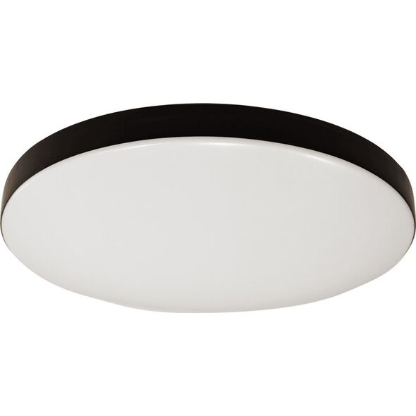 Lampa sufitowa Milagro Ledowy plafon Maya 13W czarna z czujnikiem ruchu zmierzchu