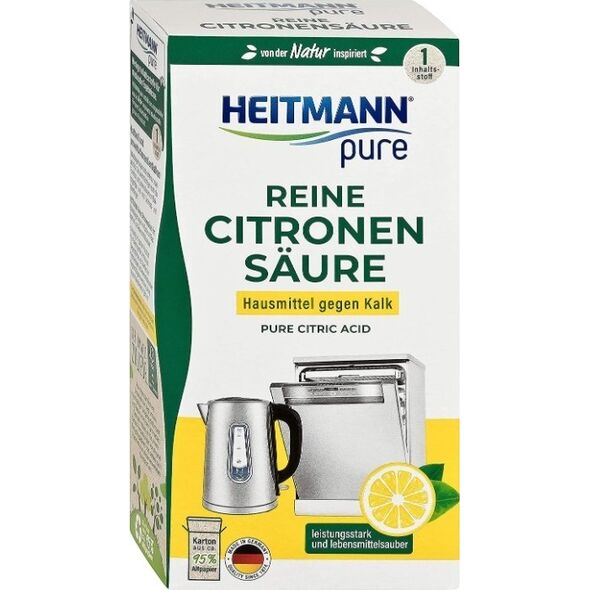 Heitmann HEITMANN PURE Czysty kwas cytrynowy 350g proszek